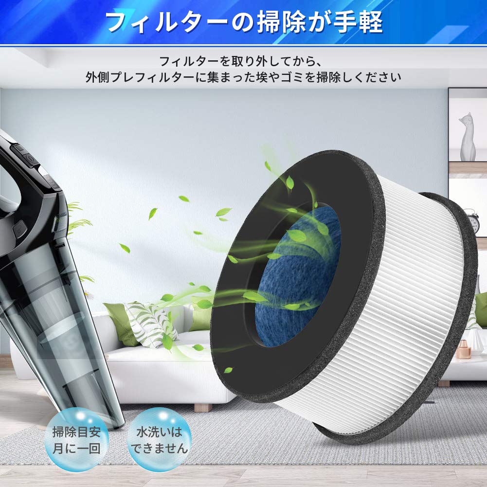 Amazon.co.jp: Dillitop 空気清浄機 交換フィルター HEPAフィルター
